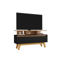 Ver mais imagens de Rack para TV até 50 Polegadas 2 Portas 2 Prateleiras Pés em Madeira Maciça Rubi