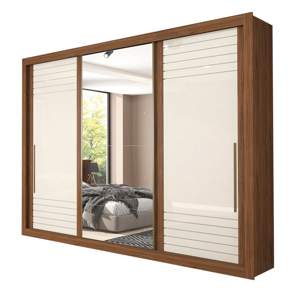 Guarda-Roupa Casal 3 Portas MDF Aracruz Espresso Móveis - 2