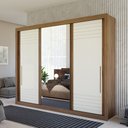 Ver imagem 1 de Guarda-Roupa Casal 3 Portas MDF Aracruz Espresso Móveis