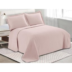 Cobre Leito Colcha Solteiro Liso Loft Rose - 1