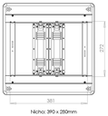 Ver imagem 4 de Luminária para Posto de Combustível 100w Led Osram 9000lm Bivolt Ip66 - Alta Eficiência e Durabilida