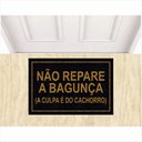Ver imagem 1 de Tapete Capacho Não Repare na Bagunça para Portas de Entradas
