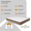 Ver imagem 2 de Cama Box King Bipartido Suede + Colchão Molas Ensacadas Royal Sleep Bioclassic 193cm - Suporta At