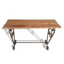 Ver imagem 3 de Aparador Artesanal De Ferro Com Arabescos Para Sala de Estar Libertas Rosas Artesanato Aparador com 