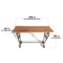 Ver imagem 2 de Aparador Artesanal De Ferro Com Arabescos Para Sala de Estar Libertas Rosas Artesanato Aparador com 