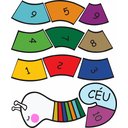 Ver imagem 2 de Adesivo Didático Amarelinha Caracol Escola Espaço Kids 1,50