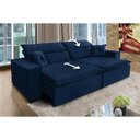 Ver imagem 6 de Sofá Londres 2.40m Retrátil e Reclinável Pillow Top - Azul