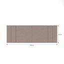 Ver imagem 3 de Cabeceira Para Cama Casal Tulipa 1,40 Estofada Suede Areia - Rede Móveis