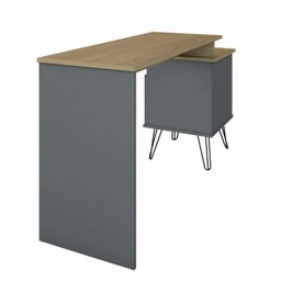 Escrivaninha com Regulagem Estilo Industrial 2 Gavetas Plus - 17