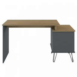 Escrivaninha com Regulagem Estilo Industrial 2 Gavetas Plus - 16
