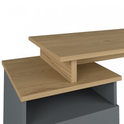 Escrivaninha com Regulagem Estilo Industrial 2 Gavetas Plus - 18