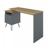 Escrivaninha com Regulagem Estilo Industrial 2 Gavetas Plus - 13
