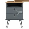 Escrivaninha com Regulagem Estilo Industrial 2 Gavetas Plus - 12