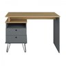 Escrivaninha com Regulagem Estilo Industrial 2 Gavetas Plus - 7
