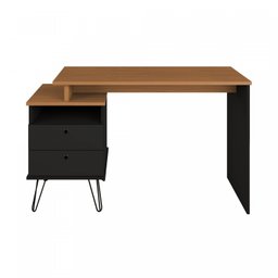 Escrivaninha com Regulagem Estilo Industrial 2 Gavetas Plus - 8