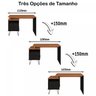 Escrivaninha com Regulagem Estilo Industrial 2 Gavetas Plus - 6