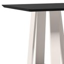 Ver imagem 2 de Mesa Jantar Rubi 90x90 Off White/preto - Nc