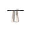Mesa Jantar Rubi 90x90 Off White/preto - Nc - 1