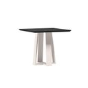 Ver imagem 1 de Mesa Jantar Rubi 90x90 Off White/preto - Nc
