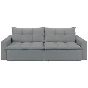 Sofá Retrátil e Reclinável Joinville 2,30m Linho