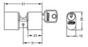 Ver imagem 2 de Cilindro Miolo Stam Original Cromadoo 61mm 803/804/1801