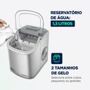 Ver imagem 4 de Máquina de Gelo Mondial 12kg Turbo Ice Premium Mg-12-gi Cinza 220v