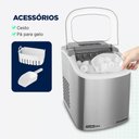 Ver imagem 7 de Máquina de Gelo Mondial 12kg Turbo Ice Premium Mg-12-gi Cinza 220v