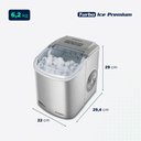 Ver mais imagens de Máquina de Gelo Mondial 12kg Turbo Ice Premium Mg-12-gi Cinza 220v