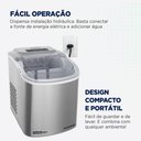 Ver imagem 5 de Máquina de Gelo Mondial 12kg Turbo Ice Premium Mg-12-gi Cinza 220v