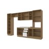 Cozinha Modulada Celeste Kappesberg 100% Mdf Nogueira/branco 360cm - 3