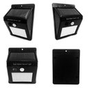 Ver imagem 1 de Luminária Externa Luz Parede Led Energia Solar Iluminação Sensor Presença Q-2206