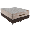 Cama Box Bipartido Queen Marrom e Colchão Airtech Spring Pocket M. Ensacadas Ortobom - 1