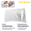 Ver imagem 3 de 4 Capas de Travesseiro Fronha Impermeável Napa Premium Hospitalar Branco 50x70