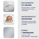 Ver imagem 5 de 4 Capas de Travesseiro Fronha Impermeável Napa Premium Hospitalar Branco 50x70