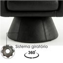 Ver imagem 7 de Poltrona Decorativa Cave Base Giratoria Courino Tcs 724 Moll