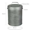 Ver imagem 3 de Porta Condimento Soho 1,5 Lts Cookie Café Açúcar Rústico