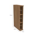 Ver imagem 3 de Nicho Aéreo Garrafeiro Kappesberg Celeste 100% Mdf Nogueira 15cm