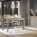 Ver imagem 4 de Mesa de Jantar em Madeira Maciça Cinza Lavado