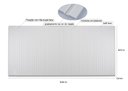 Ver imagem 6 de Cabeceira Cama Queen Ripada MDF Modular 60x168cm Dupla Face:Branco