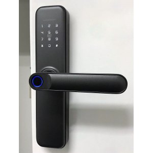 Fechadura Eletrônica Digital Biométrica Beluni New Grey Tuya Smart Wifi 423