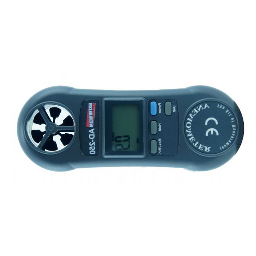 Anemômetro Digital Lcd Faixa Medição 0,4 A 30 M/s Função Máx Mín Ad-250 Portátil - 2