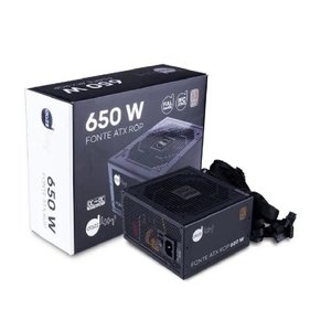 Fonte Atx Rop 650 W Real 80 Plus Bronze Pfc Ativo
