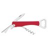 Abridor com Saca Rolhas e Canivete Harmoniza Lâminas em Aço Inox e Corpo em Abs Vermelho - 1