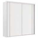 Ver imagem 3 de Guarda-Roupa Casal Imperium 2 Portas 6 Gavetas 100% Mdf Branco - Belmax