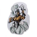 Ver imagem 2 de Adesivo de Vinil Impermeável Orixá Oxaguiã 10x13 cm