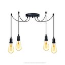 Ver imagem 1 de Lustre Aranha com 4 Pendentes de 2 M + Soquetes