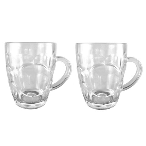 Conjunto de Caneca de Vidro 2 Peças