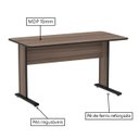 Ver imagem 2 de Mesa Escritório 1,50x0,60m s/ gavetas - Cor Walnut - PANDIN - 44097