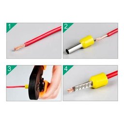Kit Terminal Ilhós Elétrico Sortido 1250 Peças Cores Variada Manutenção Residencial e Automotiva - 7