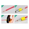 Kit Terminal Ilhós Elétrico Sortido 1250 Peças Cores Variada Manutenção Residencial e Automotiva - 7